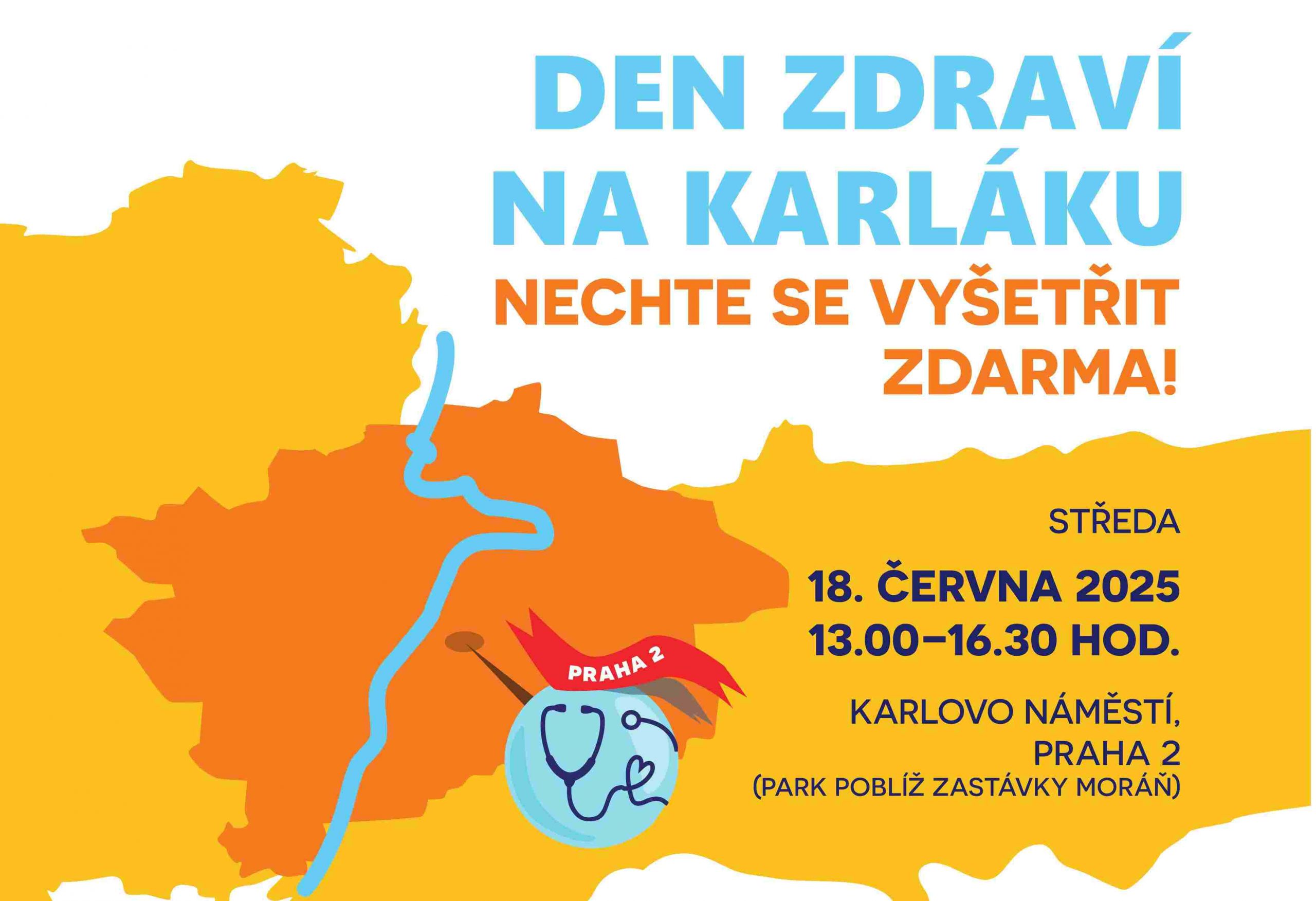 Den zdraví na Karláku Praha 2, 18.6. 2025